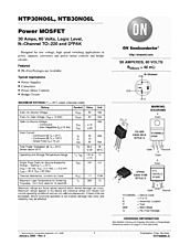 DataSheet NTB30N06L pdf